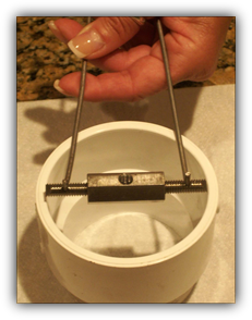 Place Lock and Stop in Drain